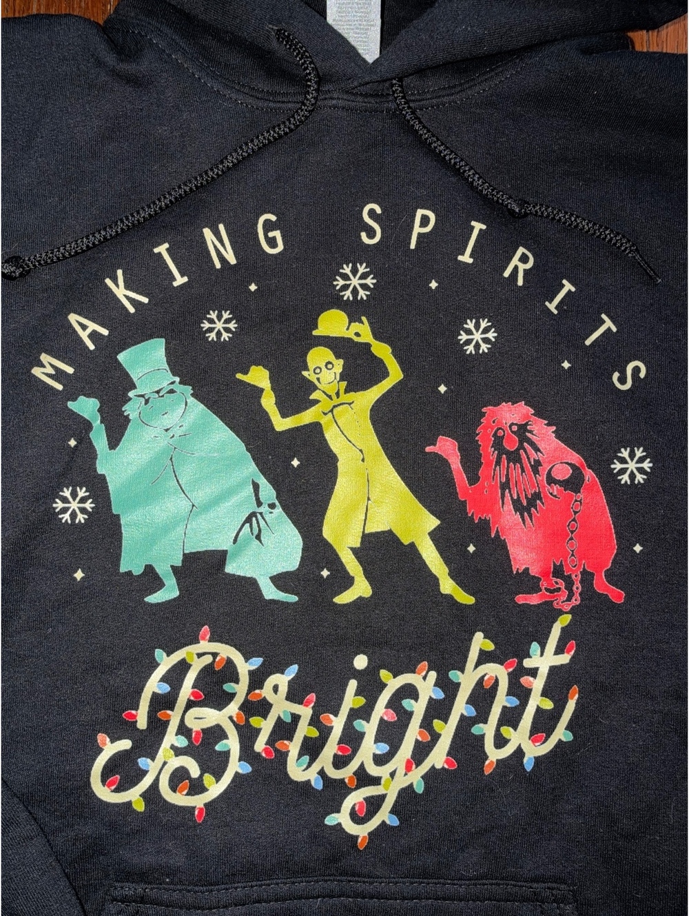 Haunted Mansion Medium Hitchhiking Ghosts Halloween Christmas Holiday Sweatshirt